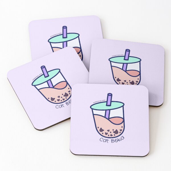 Item preview, Cat Boba designed and sold by SmilingSkies.