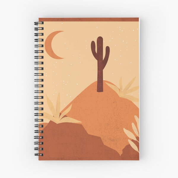 Item preview, Desert chic hills cactus and moon designed and sold by DemonicGloom.