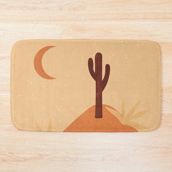 Item preview, Desert chic hills cactus and moon designed and sold by DemonicGloom.