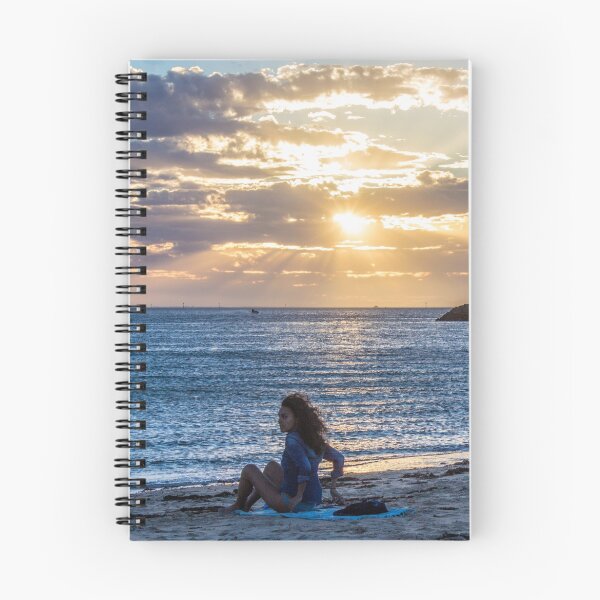 Item preview, The Sunbather, sunset at StKilda Pier, StKilda, Victoria, Autralia. designed and sold by Vicki Walsh.