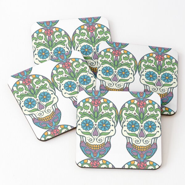 Item preview, Smiley Flowery skull designed and sold by JesticaD.