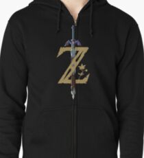 The Legend of Zelda: Breath of the Wild Z Hoodie mit Reißverschluss