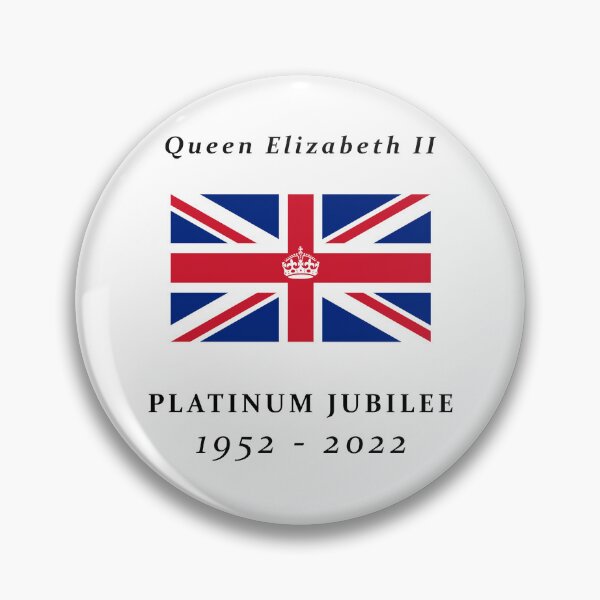 Item preview, Queen Elizabeth II Platinum Jubilee British Flag and Crown designed and sold by LindaCooke.