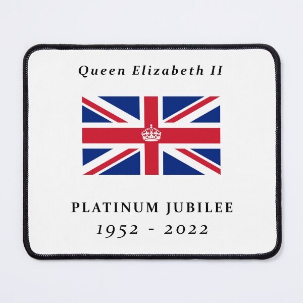 Item preview, Queen Elizabeth II Platinum Jubilee British Flag and Crown designed and sold by LindaCooke.