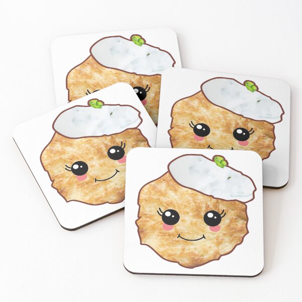 Item preview, Girl Kawaii Latke for Hanukkah designed and sold by JoBella-Designs.