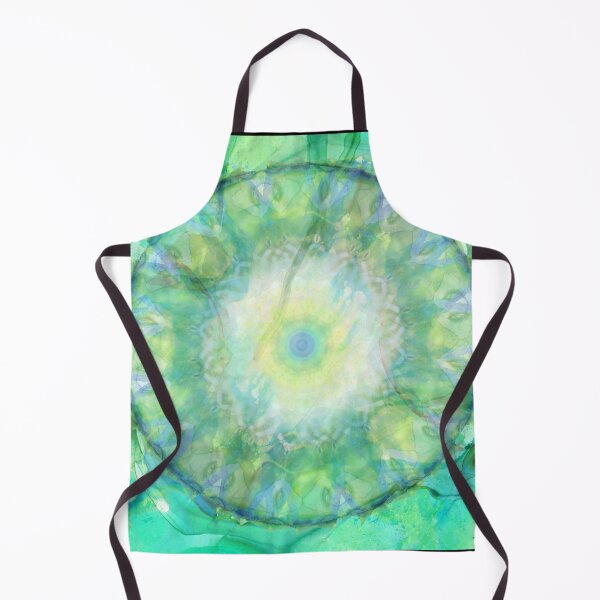 Item preview, Yellow And Green Chakra Aura Colorful Cirlce Art - Sharon Cummings designed and sold by Sharon Cummings Art.