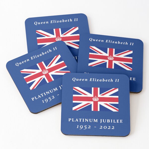 Item preview, Queen Elizabeth II Platinum Jubilee British Flag and Crown W designed and sold by LindaCooke.