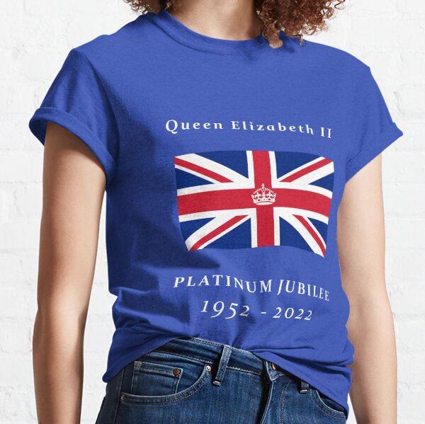 Item preview, Queen Elizabeth II Platinum Jubilee British Flag and Crown W designed and sold by LindaCooke.