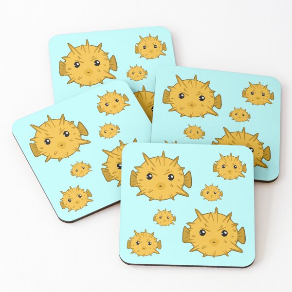 Item preview, Grumpy Pufferfish designed and sold by FioreCiliegia.