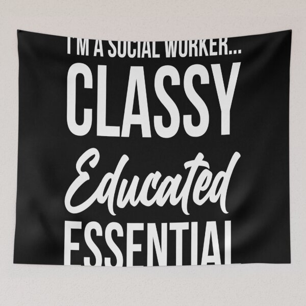 Item preview, I'M A social worker - for social worker lovers designed and sold by TeesLina.