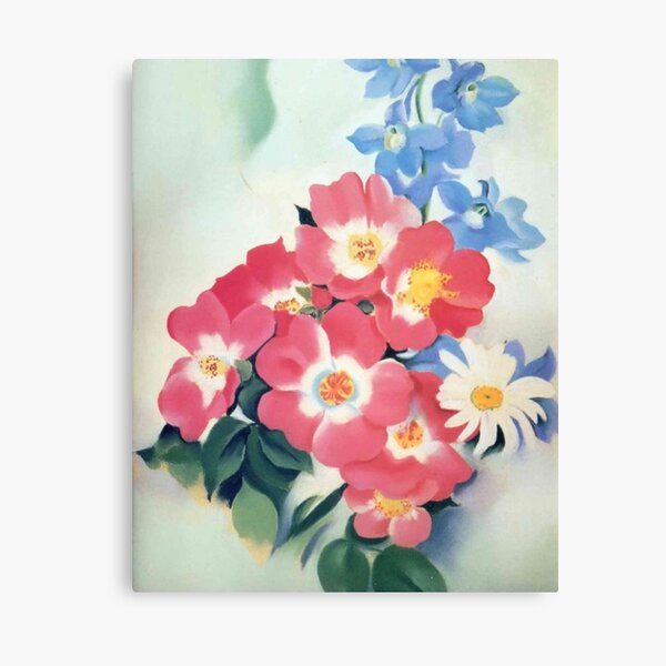 "Art by O'Keeffe " Canvas Print for Sale by Yassindhop1 Redbubble