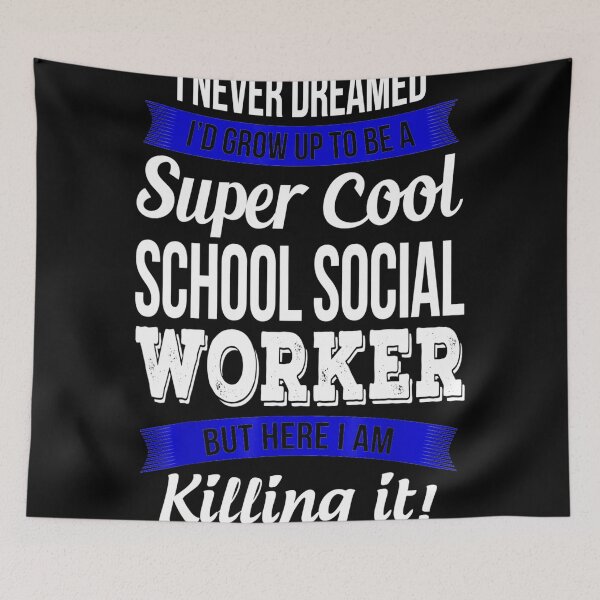 Item preview, social worker designed and sold by TeesLina.