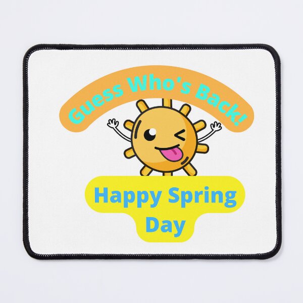Item preview, Happy Sring Day | Spring Day Celebration Customizable Design designed and sold by SolSel ⭐⭐⭐⭐⭐.
