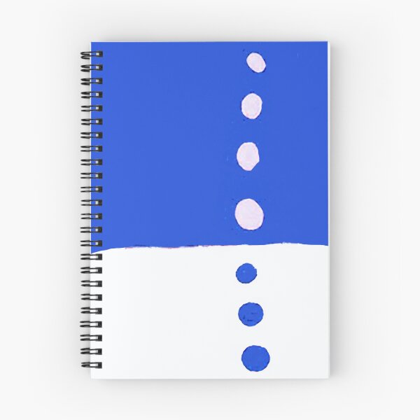 Item preview, blue white dots abstract art, 1960s mod, mid century modern, london mod, in mod we trust designed and sold by Nostrathomas66.