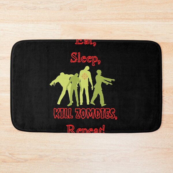 Item preview, Eat, Sleep, Kill Zombies, Repeat designed and sold by DaydreamerDzine.