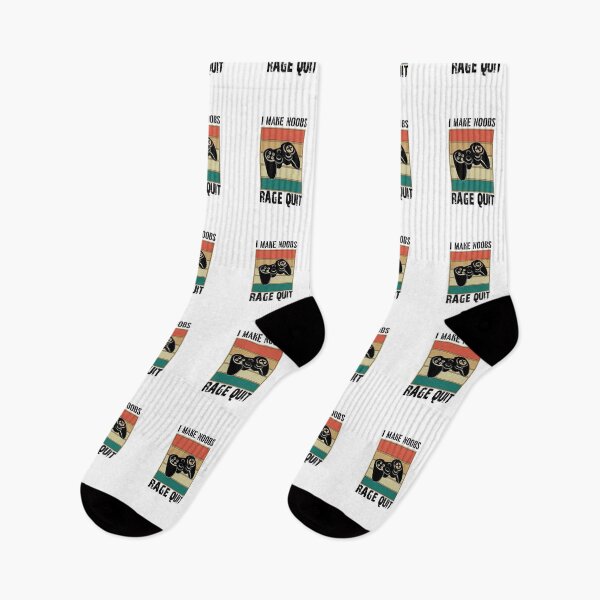 Item preview, retro gamer funny sarcastic Rude Offended saying, I Make Noobs Rage Quit boyfriend girlfriend designed and sold by joygift369.