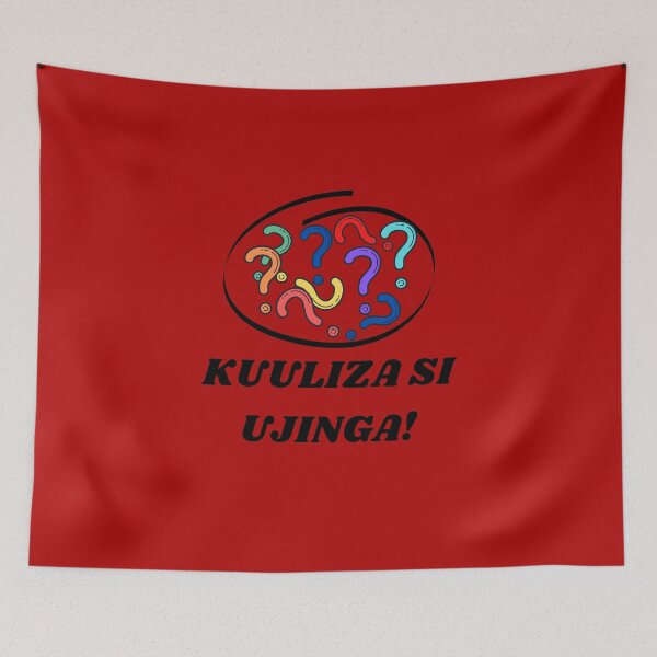 Item preview, KUULIZA SI UJINGA designed and sold by SanaaYangu.