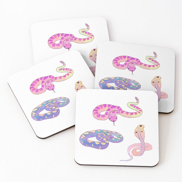 Item preview, Cute watercolor snake sticker pack designed and sold by Mayarart.