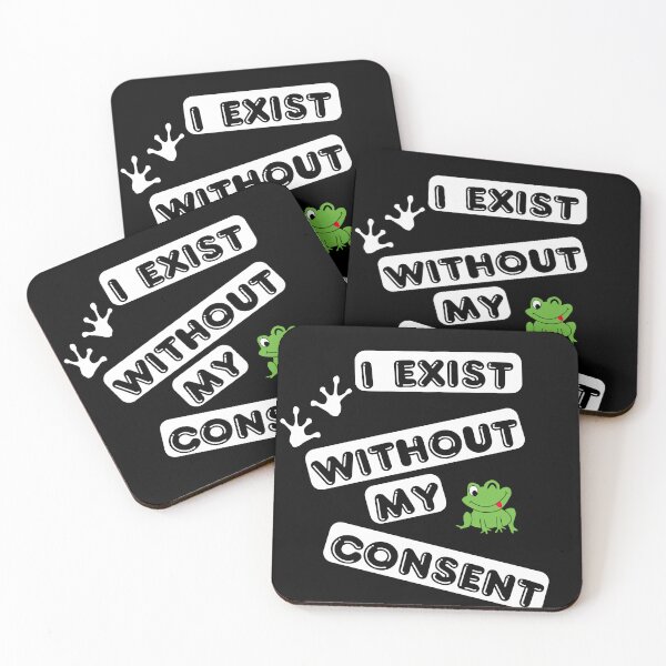Item preview,  I exist without my consent  designed and sold by Anwar Lamimiche.