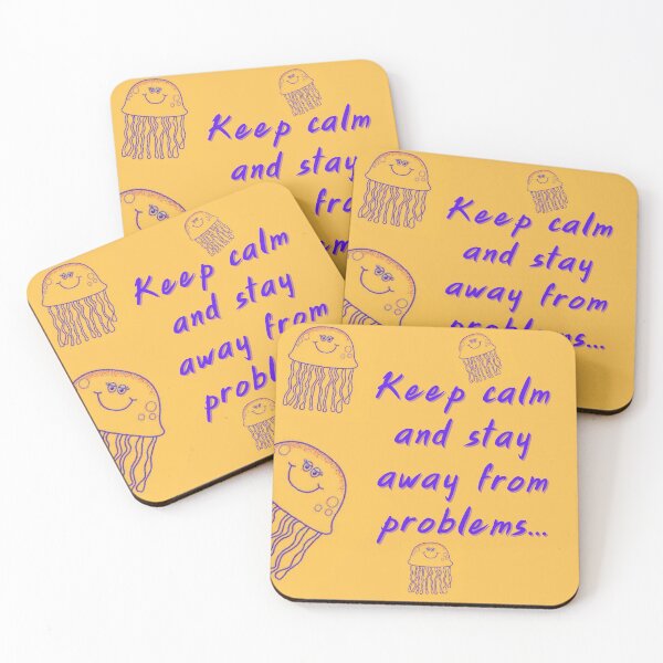 Item preview, Keep calm and stay away from problems designed and sold by Wyzewyrds.