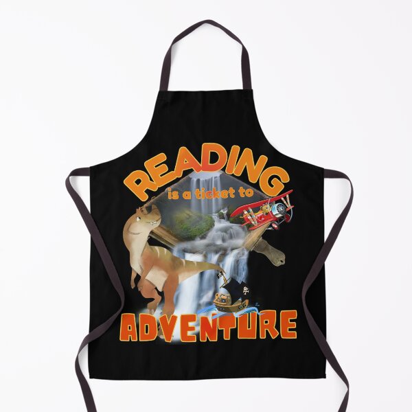 Item preview, Reading Is A Ticket To Adventure 2 designed and sold by my-green-gecko.