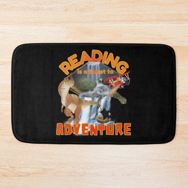 Item preview, Reading Is A Ticket To Adventure 2 designed and sold by my-green-gecko.