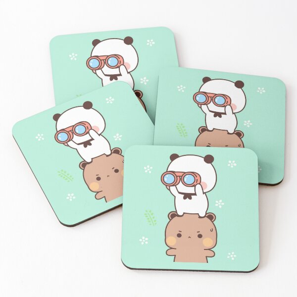 Item preview, Bubu and Dudu Cute Panda Bear Couple, Brownie and Milk designed and sold by Collins Gonzales.