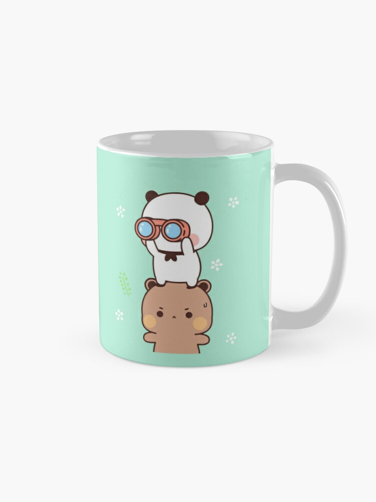 Bubu and Dudu Cute Panda Bear Couple, Brownie and Milk Coffee Mug for Sale  by Collins Gonzales