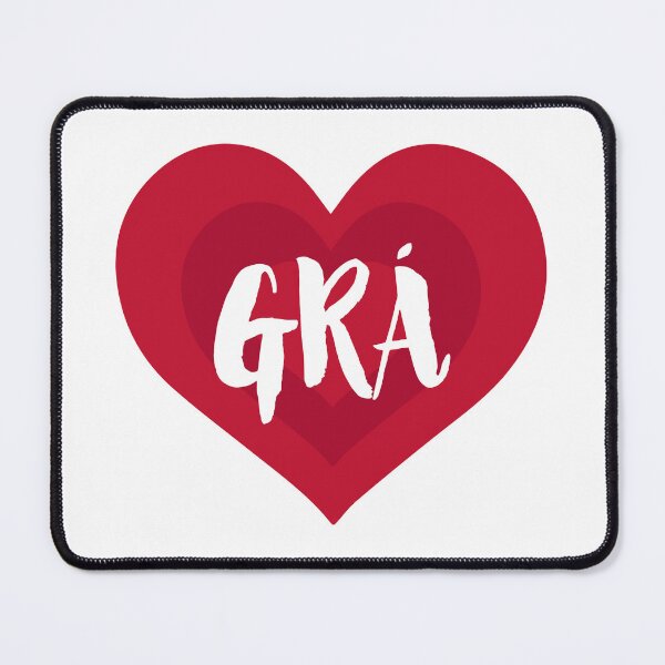 Item preview, Grá - Love | as Gaeilge | Heart | Irish | Valentines Day | Irish Wedding | Anniversary | Engagement | Irish Language, designed and sold by BuyIrishArt.