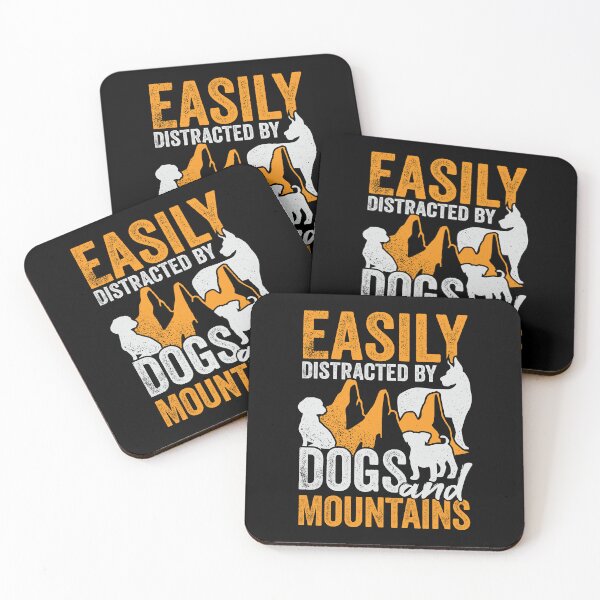 Item preview, Easily Distracted By Dogs And Mountains designed and sold by Marcid95.