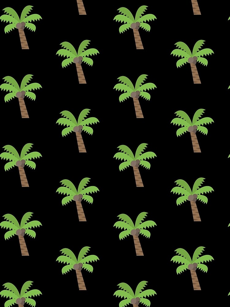 Emoji Palm Tree T Shirt By Roarr Redbubble   Flat,750x1000,075,t.u2 