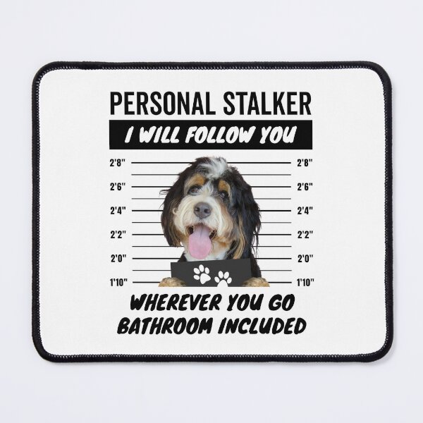Item preview, Personal Stalker Dog – Bernedoodle designed and sold by More Cute Dogs.