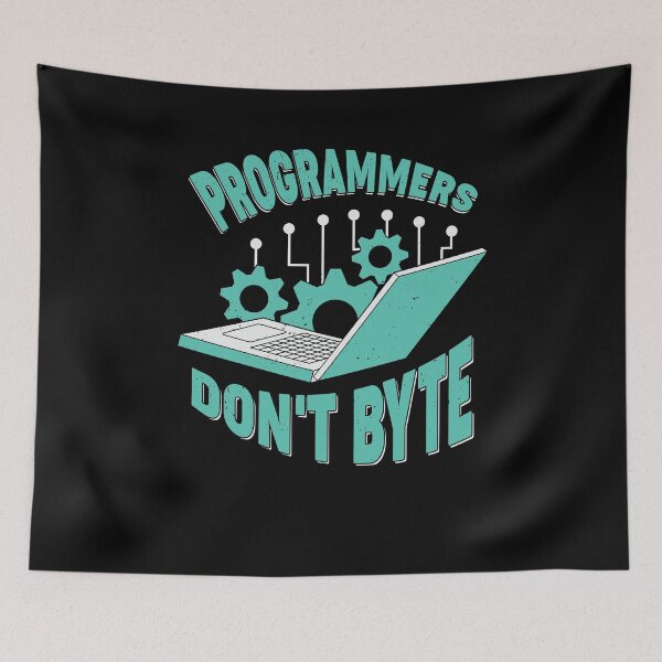 Item preview, Programmers Don't Byte Software Engineer Gift designed and sold by Marcid95.