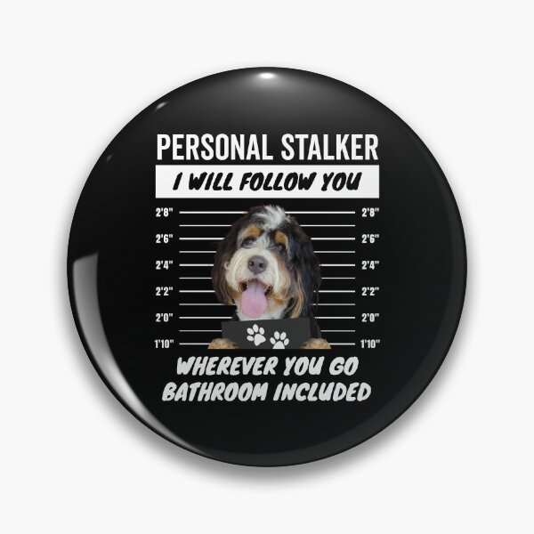 Item preview, Personal Stalker Dog – Bernedoodle designed and sold by More Cute Dogs.