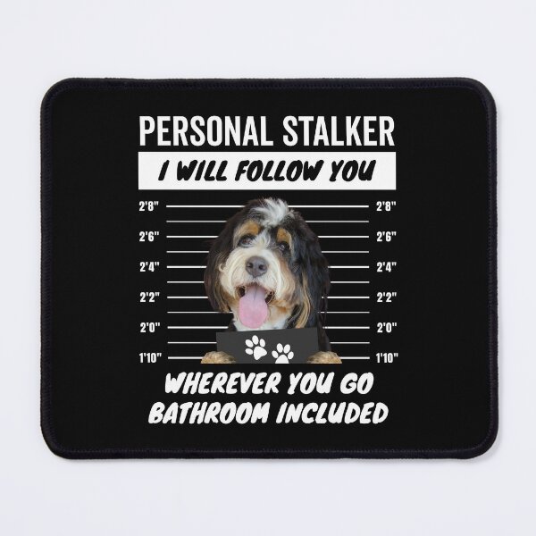 Item preview, Personal Stalker Dog – Bernedoodle designed and sold by More Cute Dogs.