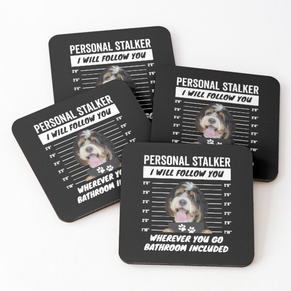 Item preview, Personal Stalker Dog – Bernedoodle designed and sold by More Cute Dogs.