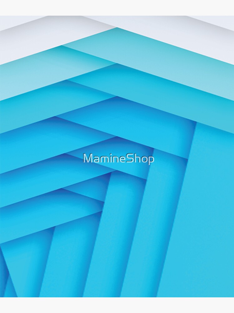 "Beautiful Blue and White Wallpapers," Sticker by Redbubble