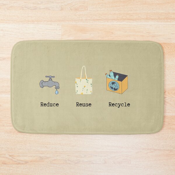 Item preview, Reduce reuse recycle slogan design for April 22 designed and sold by PCpallavi.