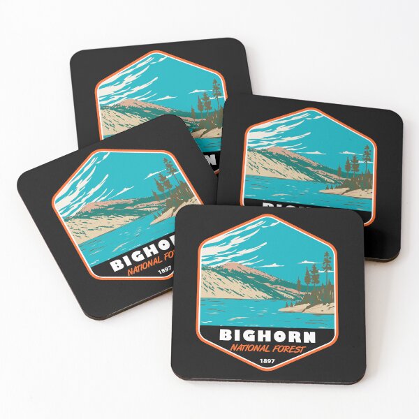 Item preview, Bighorn National Forest Wyoming Badge designed and sold by KrisSidDesigns.