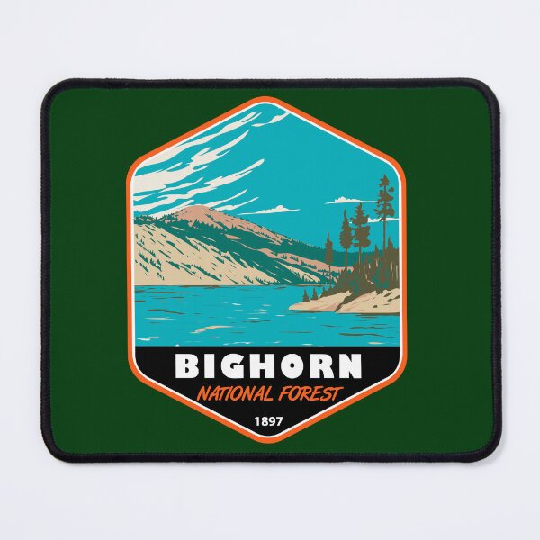 Item preview, Bighorn National Forest Wyoming Badge designed and sold by KrisSidDesigns.