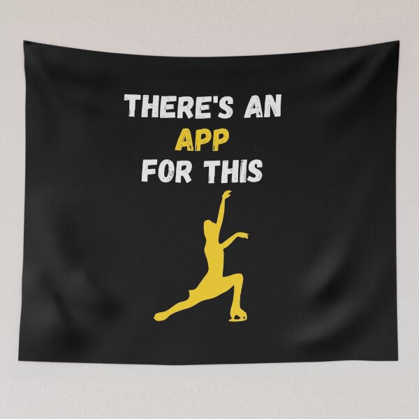 Item preview, There's An App For This Ice Skating designed and sold by WowAllinOne.