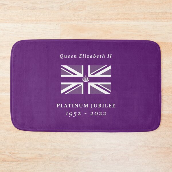 Item preview, Queen Elizabeth II Platinum Jubilee British Flag in purples and Crown designed and sold by LindaCooke.