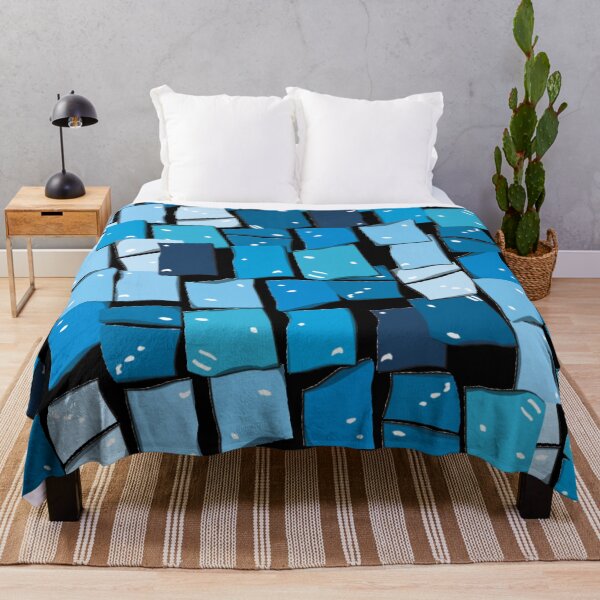 Item preview, Shapes on Blue designed and sold by qlajt.