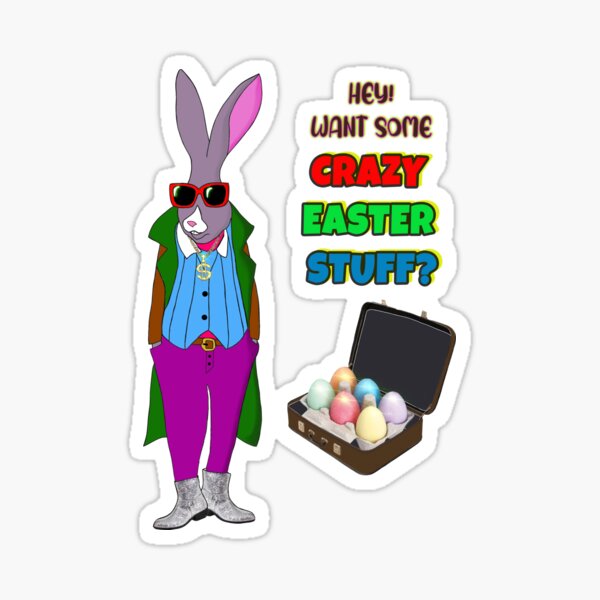Item preview, Funny Easter Bunny designed and sold by Craft-Graph.
