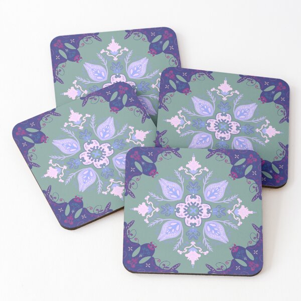 Item preview, Purple floral design designed and sold by graetzart.