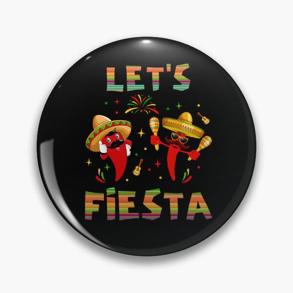 Item preview, Let's Fiesta Hot Peppers Cinco de Mayo Mexican designed and sold by ZiesMerch.