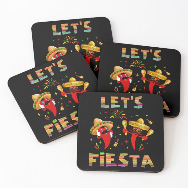 Item preview, Let's Fiesta Hot Peppers Cinco de Mayo Mexican designed and sold by ZiesMerch.