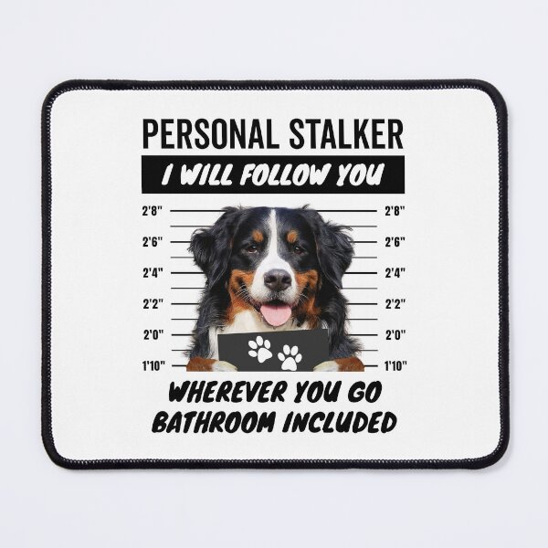 Item preview, Personal Stalker Dog – Bernese Mountain Dog designed and sold by More Cute Dogs.
