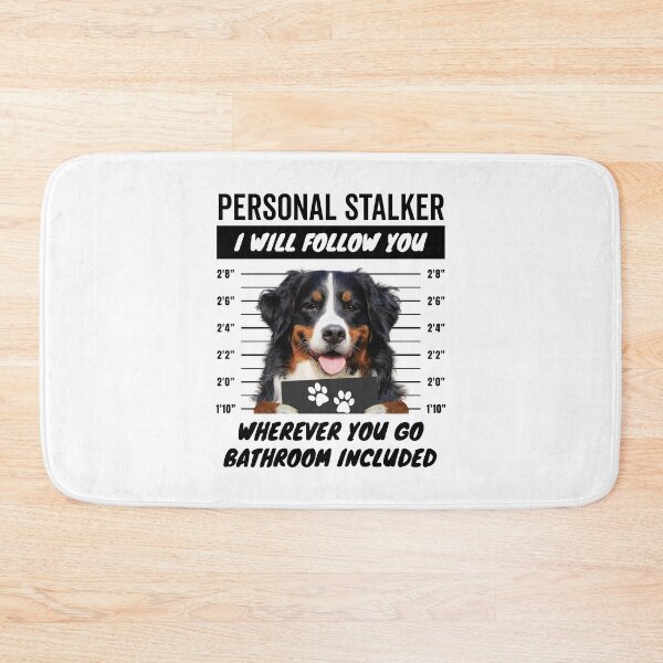 Item preview, Personal Stalker Dog – Bernese Mountain Dog designed and sold by More Cute Dogs.