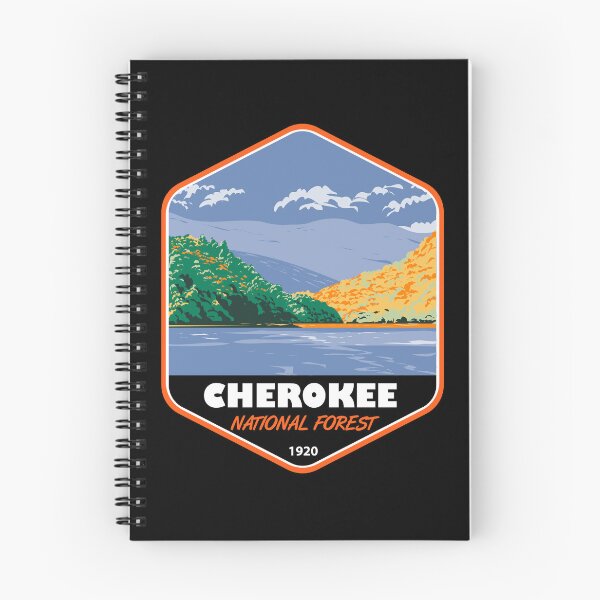 Artikelvorschau, Cherokee National Forest Tennessee-Abzeichen entworfen und verkauft von KrisSidDesigns.